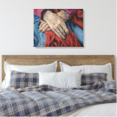 Toile "Mains du temps" (Insitu(Chambre))