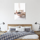 Toile Mains tenant une pousse Espoir de croissance (Insitu(Chambre))