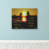 Toile Maintenez la lumière enfoncée (Insitu (Plancher de Bois))