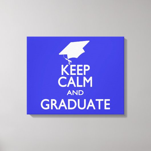 Toile Maintenez le calme et la maîtrise (Recto)