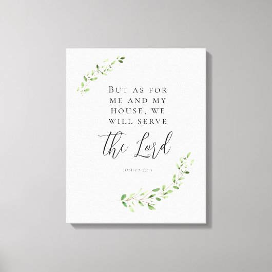 Toile Mais pour moi et ma maison, nous servirons le Seig (Recto)