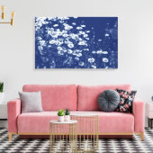 Toile Maisières - Effet Cyanotype (Insitu(Salon))