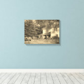 Toile Maison abandonnée de l'Iowa (Insitu (Plancher de Bois))