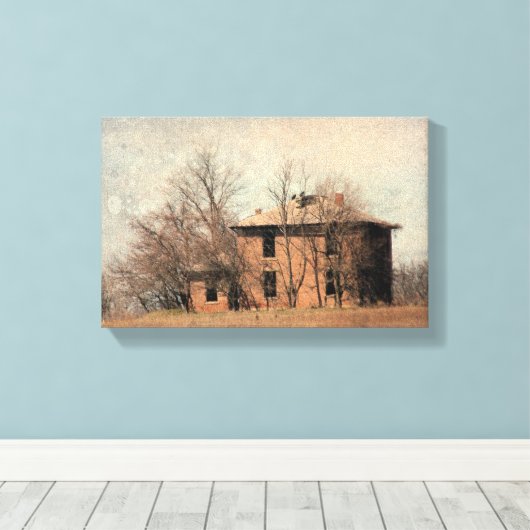 Toile Maison ancienne abandonnée (Insitu (Plancher de Bois))