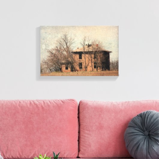 Toile Maison ancienne abandonnée (Insitu(Salon))