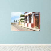 Toile Maison au bord de la route (Insitu (Plancher de Bois))