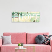 Toile Maison au bord du lac (Insitu(Salon))