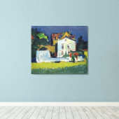 Toile Maison dans un paysage (Insitu (Plancher de Bois))