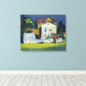 Toile Maison dans un paysage (Insitu (Plancher de Bois))