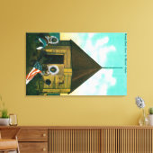 Toile Maison de bloc russe à St. Michael, Alaska (Insitu(Salon))