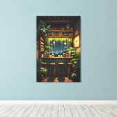Toile Maison de Café de Tokyo (Insitu (Plancher de Bois))