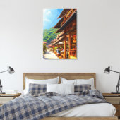 Toile Maison de café javanaise (Insitu(Chambre))