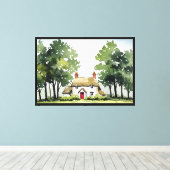 Toile Maison de campagne (Insitu (Plancher de Bois))