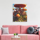 Toile Maison de champignons (Insitu(Salon))