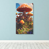 Toile Maison de champignons (Insitu (Plancher de Bois))