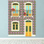Toile Maison de Lisbonne avec tuiles (Insitu (Plancher de Bois))