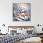 Toile Maison de Noël chaude Snowbound (Insitu(Chambre))