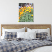 Toile Maison de rêve dans un champ de pavots (Insitu(Chambre))