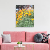 Toile Maison de rêve dans un champ de pavots (Insitu(Salon))