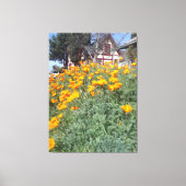 Toile Maison de rêve dans un champ de pavots (Recto)