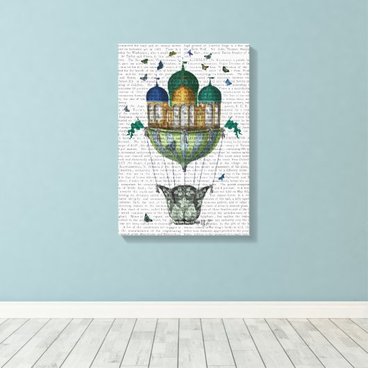 Toile Maison des papillons (Insitu (Plancher de Bois))