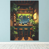 Toile Maison du café de Tokyo (Insitu (Plancher de Bois))