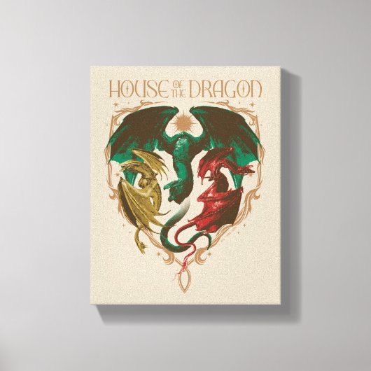 Toile Maison du Dragon | Bouclier dragon (Recto)