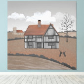 Toile Maison du lièvre (Insitu (Plancher de Bois))