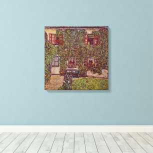 Toile Maison Guardaboschi par Gustav Klimt, Art Vintage
