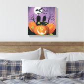 Toile Maison hantée d'Halloween éffrayant (Insitu(Chambre))