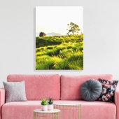 Toile Maison isolée et arbre isolé (Insitu(Salon))