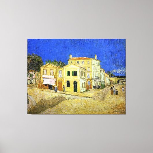 Toile Maison Jaune de van Gogh (Maison de Vincent à Arle (Recto)