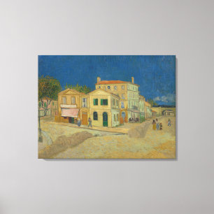 Toile Maison Jaune par Vincent van Gogh