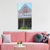 Toile Maison rose dans le vignoble de Martha (Insitu(Salon))