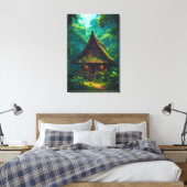 Toile Maison Silencieuse dans la Forêt Tropicale (Insitu(Chambre))