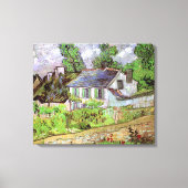 Toile Maisons à Auvers par Vincent van Gogh (Recto)