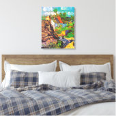 Toile Maisons à Auvers, Vincent Van Gogh (Insitu(Chambre))