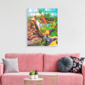Toile Maisons à Auvers, Vincent Van Gogh (Insitu(Salon))