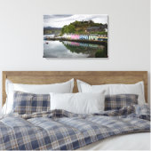 Toile Maisons colorées en Portree, Skye (Insitu(Chambre))