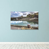 Toile Maisons Et Bateaux Le Long De L'Eau (Insitu (Plancher de Bois))