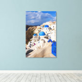 Toile Maisons grecques traditionnelles (Insitu (Plancher de Bois))