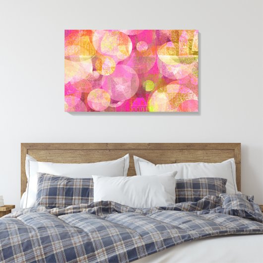 Toile maisons heureuses (Insitu(Chambre))