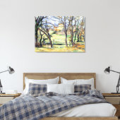 Toile Maisons Paul Cezanne Trees Près du Jas de Bouffan (Insitu(Chambre))