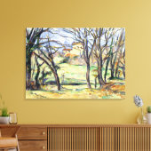 Toile Maisons Paul Cezanne Trees Près du Jas de Bouffan (Insitu(Salon))