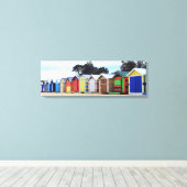 Toile Maisons Plage | Brighton Beach, Melbourne (Insitu (Plancher de Bois))