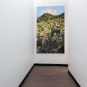 Toile Maisons Sur La Colline - Art Abstrait Fethiye