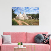 Toile Maisons Trulli dans les Pouilles/Pouilles (Insitu(Salon))