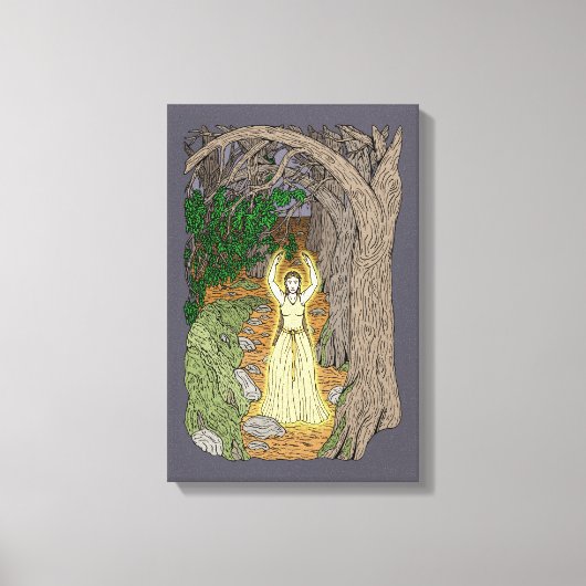 Toile Maîtresse Étrange (Fée Dame dans les Bois) (Recto)