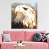 Toile Majestic American Bald Eagle Closeuse (Insitu(Salon))