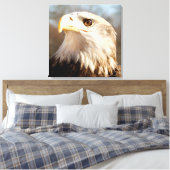 Toile Majestic American Bald Eagle Closeuse (Insitu(Chambre))